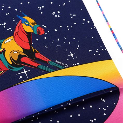 hermes space derby scarf 90|Hermès Multicolor Silk Space Derby By Ugo Bienvenu Scarf, 90 .